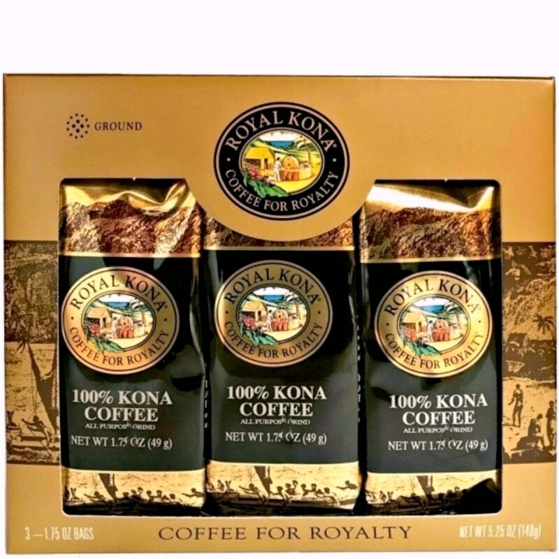 100% Kona Coffee Single Pot Gift Pack - Royal Kona Coffee